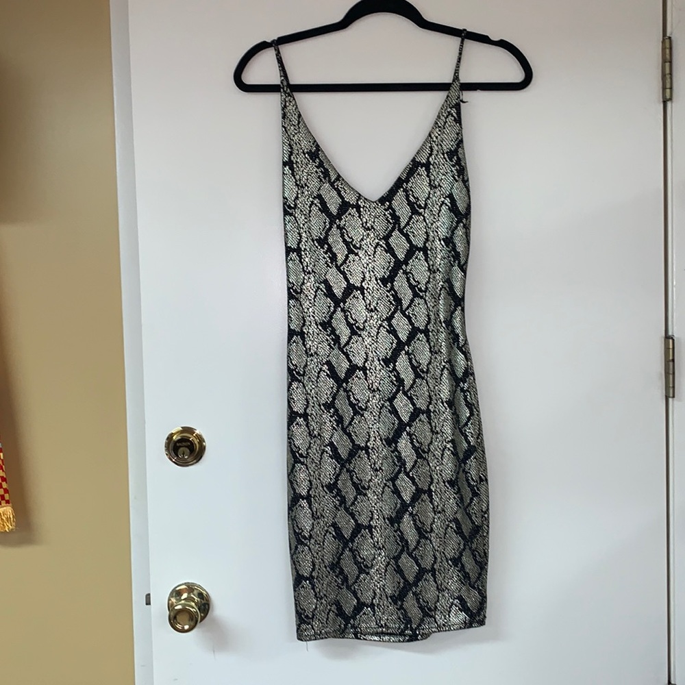 Snake skin dress